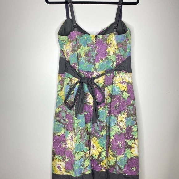 Torrid Dress Size 12 Sundress Adjustable Sleeveless Women's Floral Fit & Flare - Picture 5 of 7
